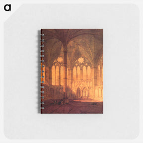 アートメモ帳-The Chapter House, Salisbury Chathedral - ウィリアム ターナー Memo.