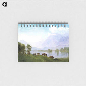 アートメモ帳-Buffalo Country - アルバート ビアスタット Memo.