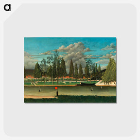 アートポストカード-View of the Quai d' Asnières
 - バーンズ・コレクション Postcard.