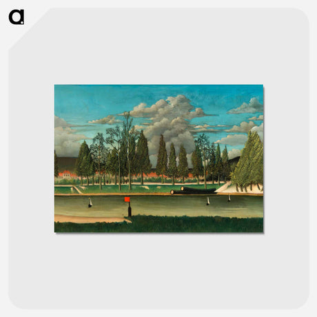 アートポストカード-View of the Quai d' Asnières
 - バーンズ・コレクション Postcard.