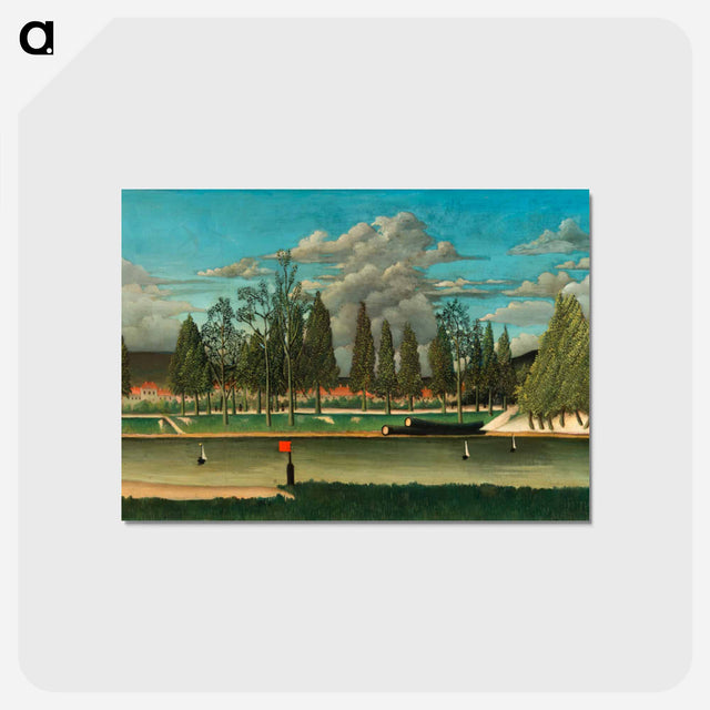 アートポストカード-View of the Quai d' Asnières
 - バーンズ・コレクション Postcard.