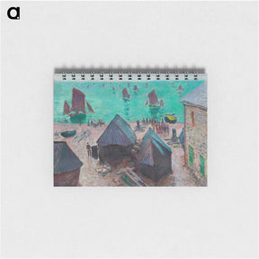 アートメモ帳-The Departure of the Boats, Étretat - クロード モネ Memo.