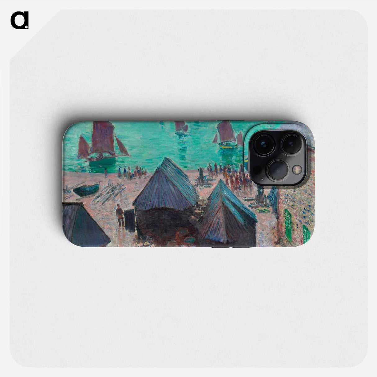 The Departure of the Boats, Étretat - Claude Monet Phone Case.