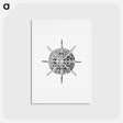 アートポストカード-Vintage marine life illustration on white background - エルンスト ヘッケル Postcard.