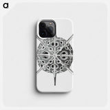 Vintage marine life illustration on white background - エルンスト ヘッケル Phone Case.