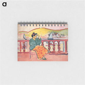アートメモ帳-Lady on a Terrace - アンリ マティス Memo.