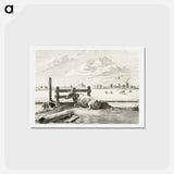 アートポストカード-Whey with lying cow - ジャン ベルナール Postcard.