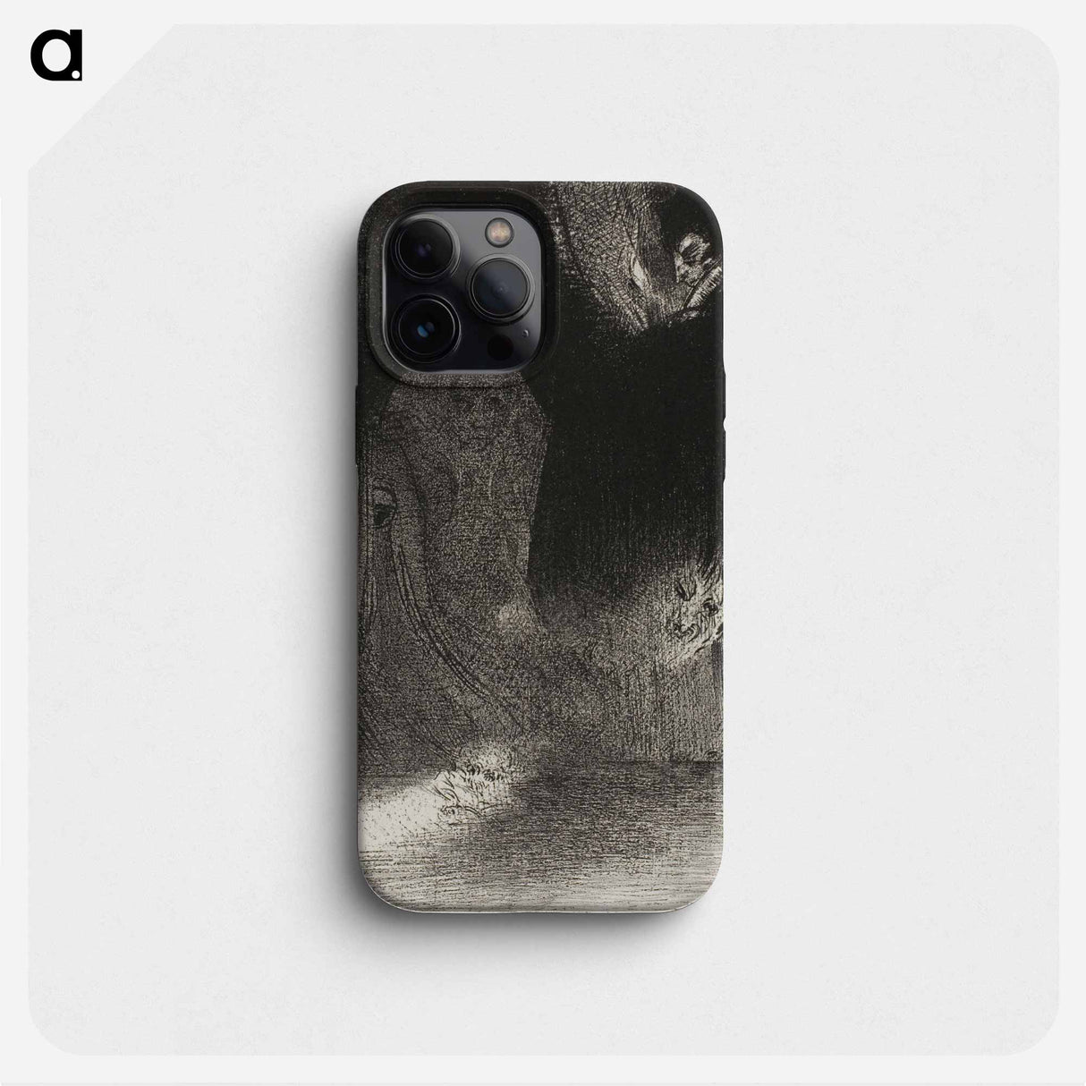 I Have Sometimes Seen in the Sky What Seemed to Be Like Forms of Spirits - Odilon Redon Phone Case.