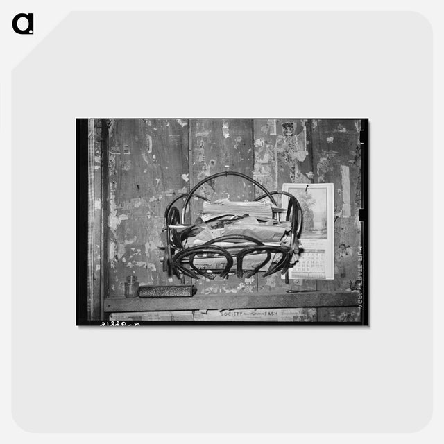 アートポストカード-Louisiana Magazine Rack
 - ラッセル リー Postcard.