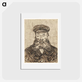 アートポストカード-Portrait of Joseph Roulin - フィンセント ファン ゴッホ Postcard.