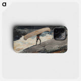 The Portage - Winslow Homer Phone Case.