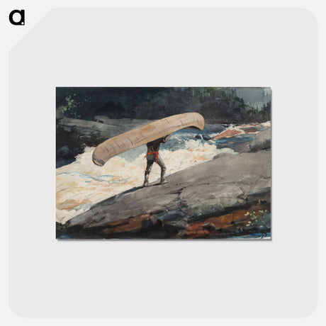 アートポストカード-The Portage - ウィンスロー ホーマー Postcard.