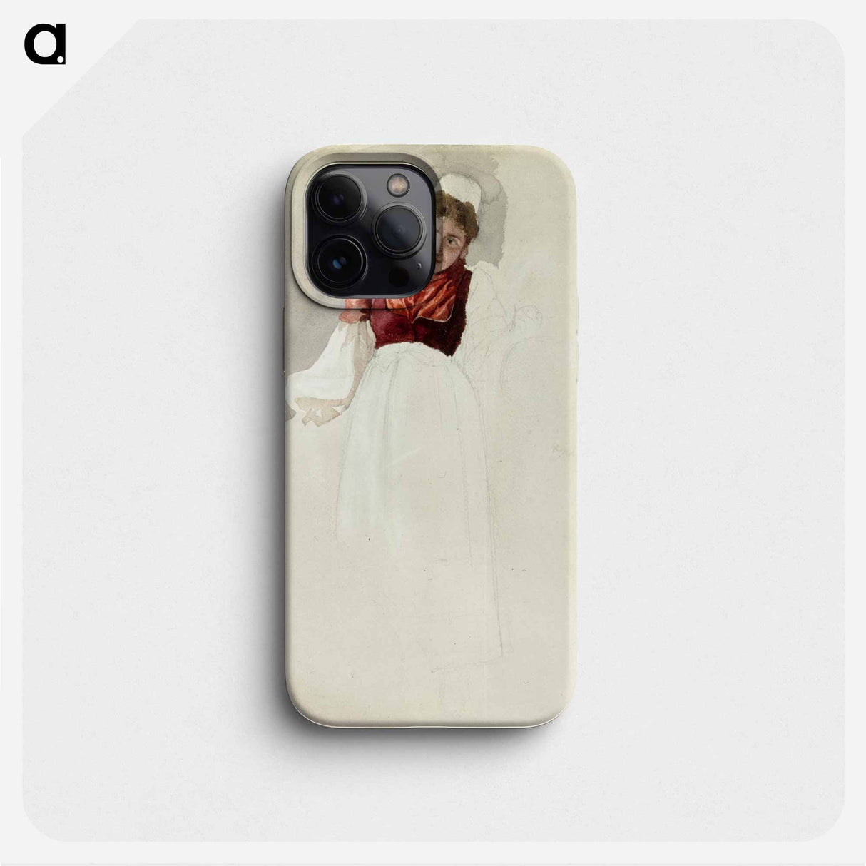 Pukukuva, harjoitelma - アルバート エーデルフェルト Phone Case.