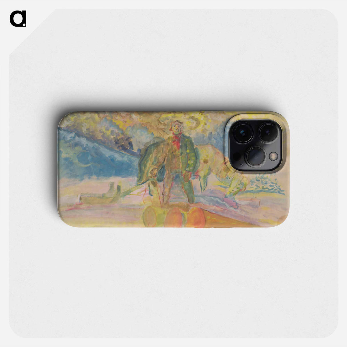 Weighing wood - アーノルド ピーター ワイズ クビンチャン Phone Case.