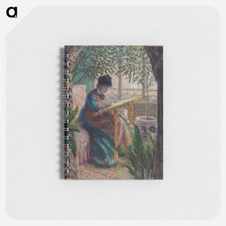 アートメモ帳-Madame Monet Embroidering
 - バーンズ・コレクション Memo.
