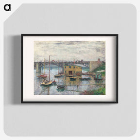 アートポスター-Bridge at Argenteuil on a Gray Day - クロード モネ Poster.