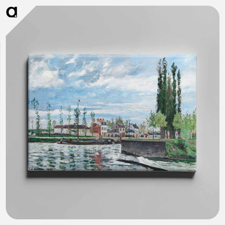 アートパネル-The Lock at Pontoise
 - クリーブランド美術館 Canvas.