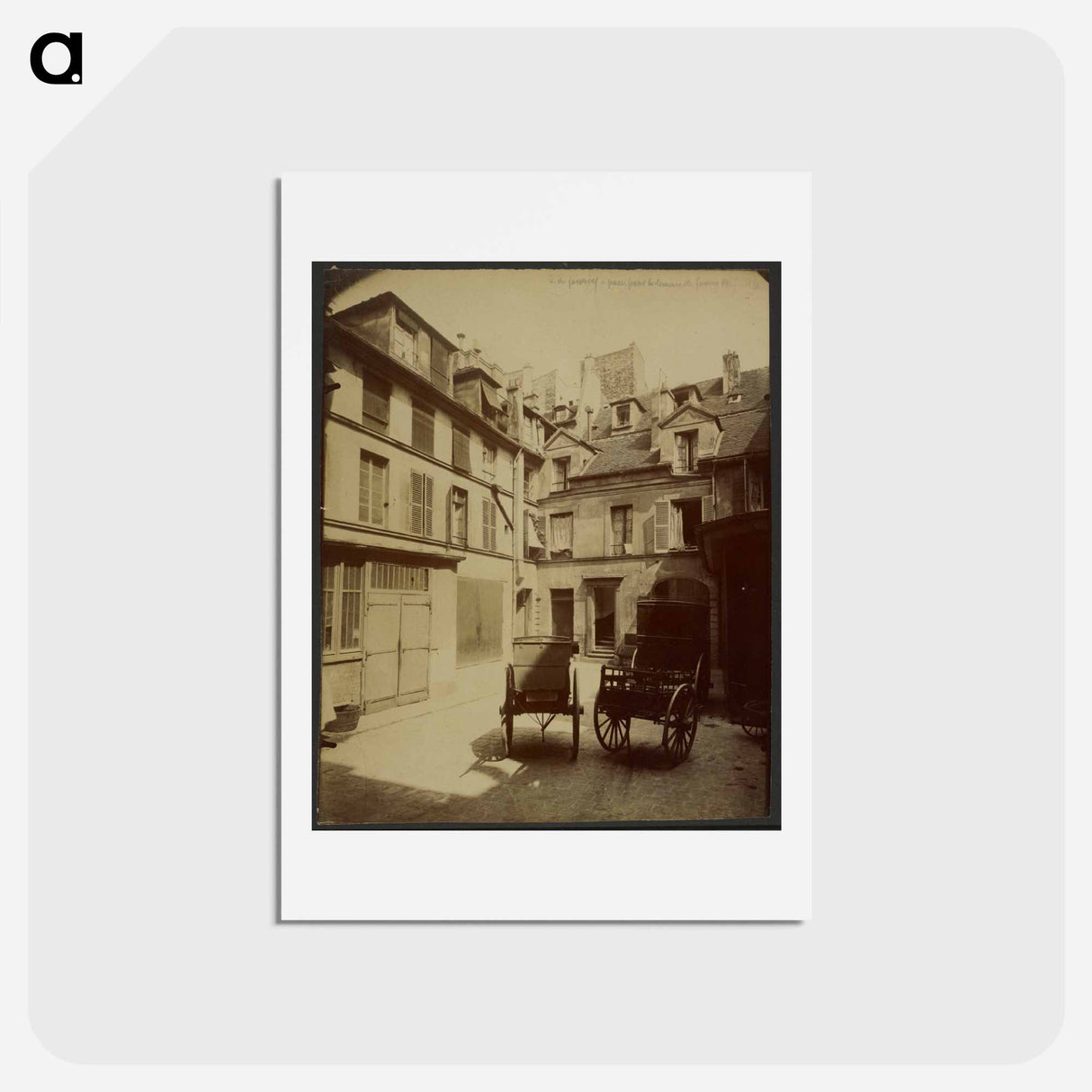 アートポストカード-Vieille Maison Rue de Fourcy
 - ウジェーヌ アジェ Postcard.