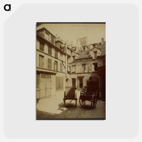 アートポストカード-Vieille Maison Rue de Fourcy
 - ウジェーヌ アジェ Postcard.