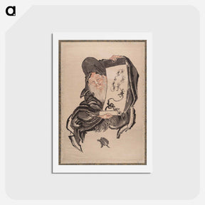アートポストカード-Katsushika Hokusai’s Album of Sketches - 葛飾 北斎 Postcard.