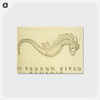 アートポストカード-Sea-Horse Illustration
 - 国立医学図書館 Postcard.