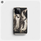 Drie pinguïns - テオ ファン ホイテマ Phone Case.