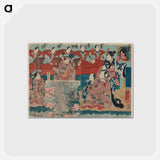 Dance Performance - 歌川 国芳 Postcard.