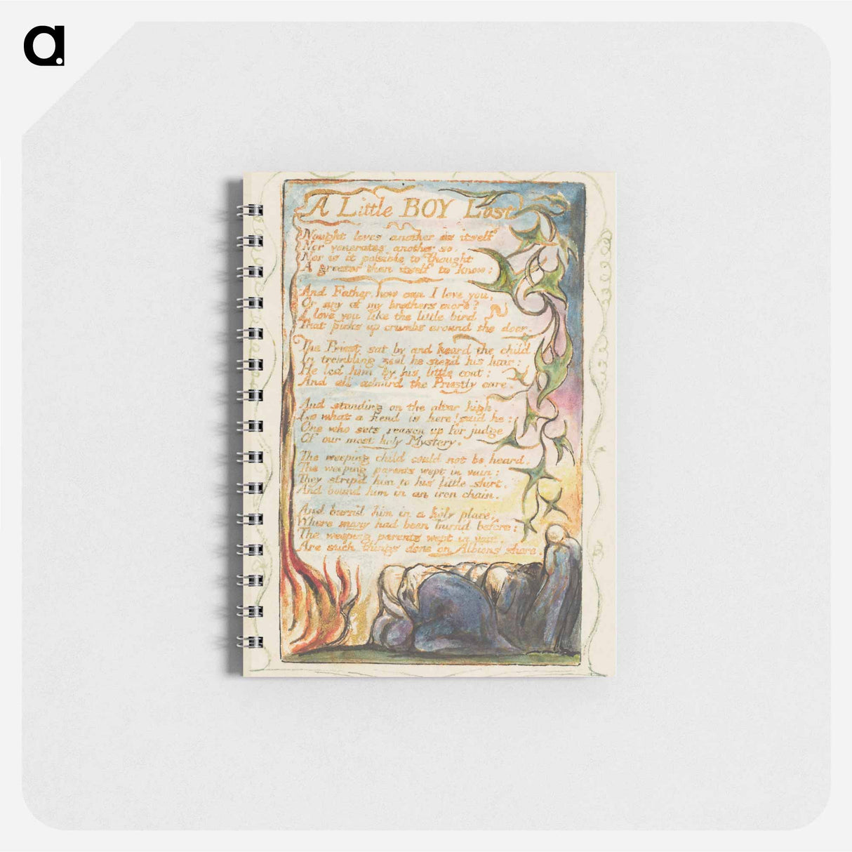 Songs of Innocence and of Experience: A Little Boy Lost - ウィリアム ブレイク Memo.