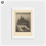 アートポストカード-After Working Hours - The Ferry Boat - アルフレッド スティーグリッツ Postcard.