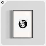 アートポスター-Victorian Angel Engraving
 - 大英図書館 Poster.