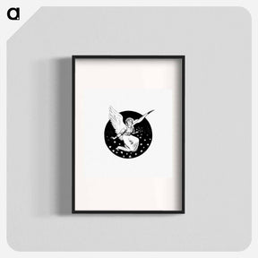 アートポスター-Victorian Angel Engraving
 - 大英図書館 Poster.