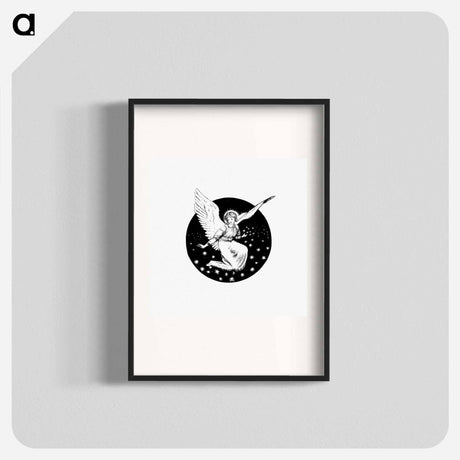 アートポスター-Victorian Angel Engraving
 - 大英図書館 Poster.