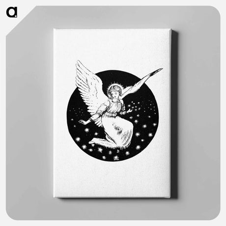 アートパネル-Victorian Angel Engraving
 - 大英図書館 Canvas.