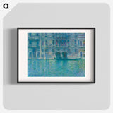 Palazzo da Mula, Venice - Claude Monet Poster.