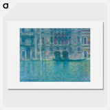 Palazzo da Mula, Venice - Claude Monet Poster.