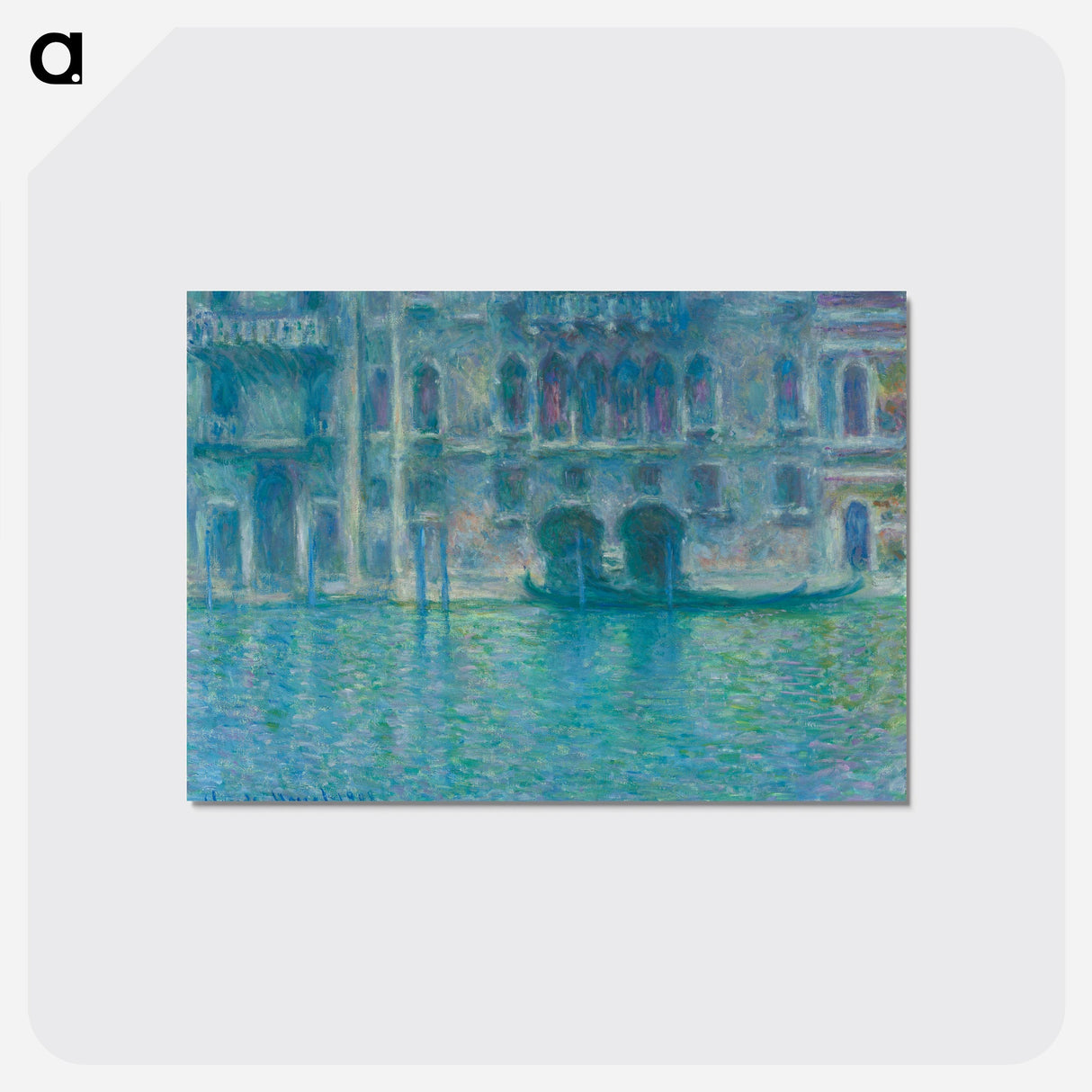 Palazzo da Mula, Venice - クロード モネ Postcard.