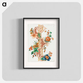 アートポスター-Vertical Decorative Floral Band
 - クリーブランド美術館 Poster.