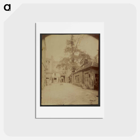 アートポストカード-Ancien couvent des Carmélites, Rue Saint-Jacques, Va Disparaître
 - ウジェーヌ アジェ Postcard.