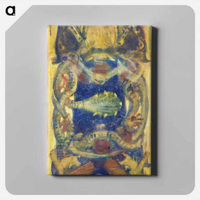 アートパネル-Study for the Boston Public Library Murals: Pagan Heads, for a Vault - ジョン シンガー サージェント Canvas.