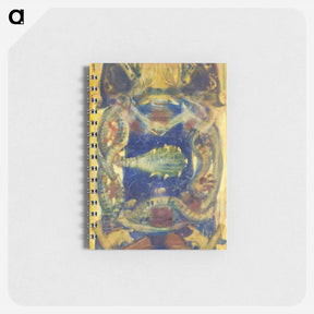 アートメモ帳-Study for the Boston Public Library Murals: Pagan Heads, for a Vault - ジョン シンガー サージェント Memo.