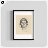 Portrait of an unidentified person - Julie de Graag Poster.