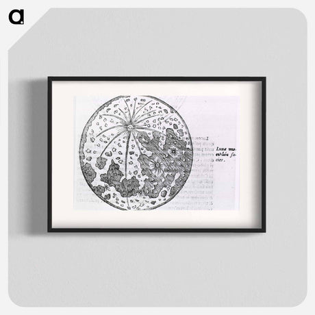 アートポスター-Lunar Surface Depiction
 - 国立医学図書館 Poster.