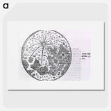 アートポスター-Lunar Surface Depiction
 - 国立医学図書館 Poster.