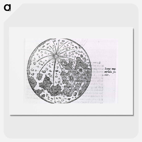 アートポスター-Lunar Surface Depiction
 - 国立医学図書館 Poster.