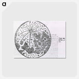 アートポストカード-Lunar Surface Depiction
 - 国立医学図書館 Postcard.