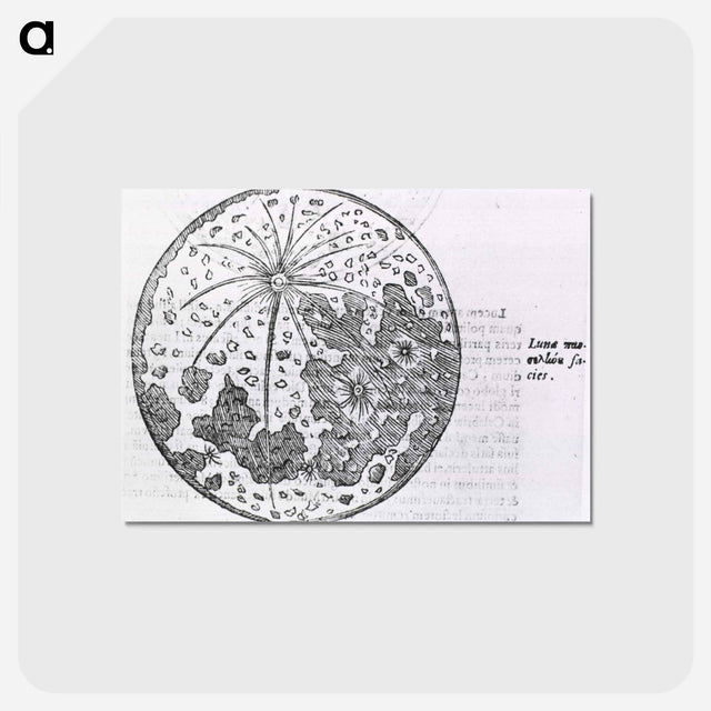 アートポストカード-Lunar Surface Depiction
 - 国立医学図書館 Postcard.