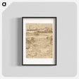 アートポスター-Arles: View from the Wheatfields - フィンセント ファン ゴッホ Poster.
