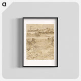 アートポスター-Arles: View from the Wheatfields - フィンセント ファン ゴッホ Poster.