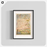 アートポスター-Songs of Innocence and of Experience: Nurse's Song - ウィリアム ブレイク Poster.