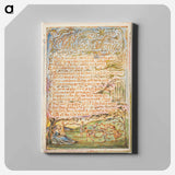 アートパネル-Songs of Innocence and of Experience: Nurse's Song - ウィリアム ブレイク Canvas.